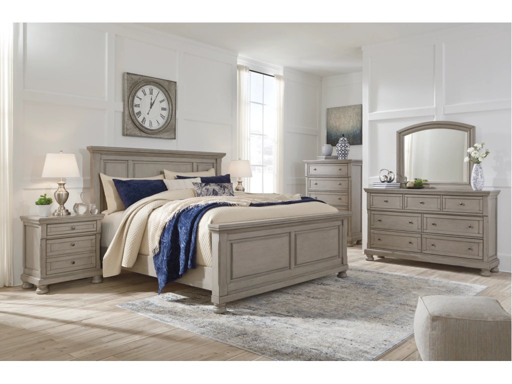Lettner California King Panel Bed, Dresser, Chest and 2 Nightstands - image 8