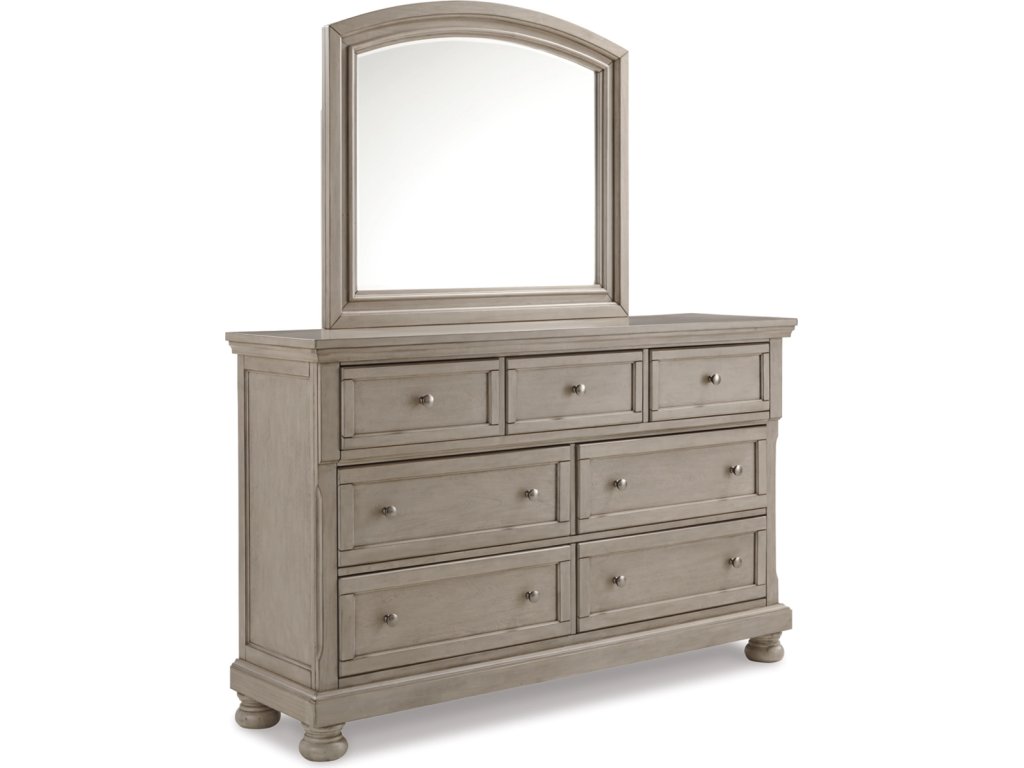 Lettner Queen Panel Bed, Dresser and Mirror - image 1