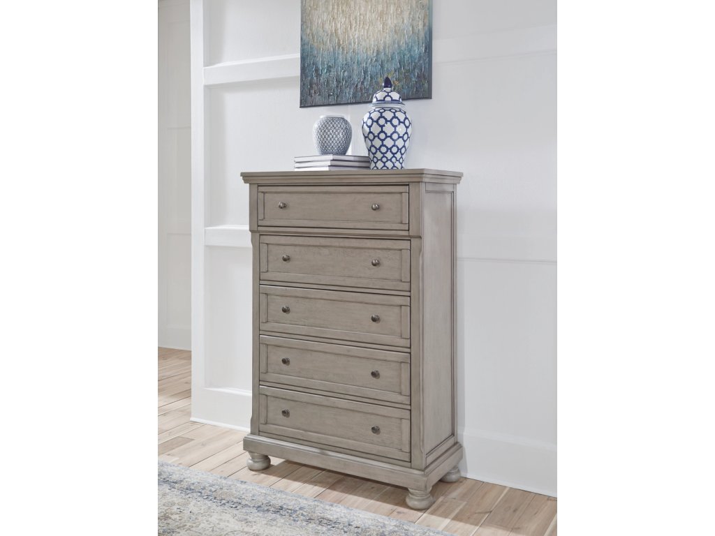 Lettner King Panel Bed, Chest and 2 Nightstands - image 6