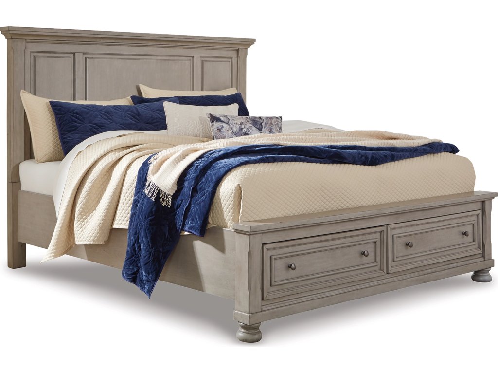 Lettner King Panel Storage Bed - main image