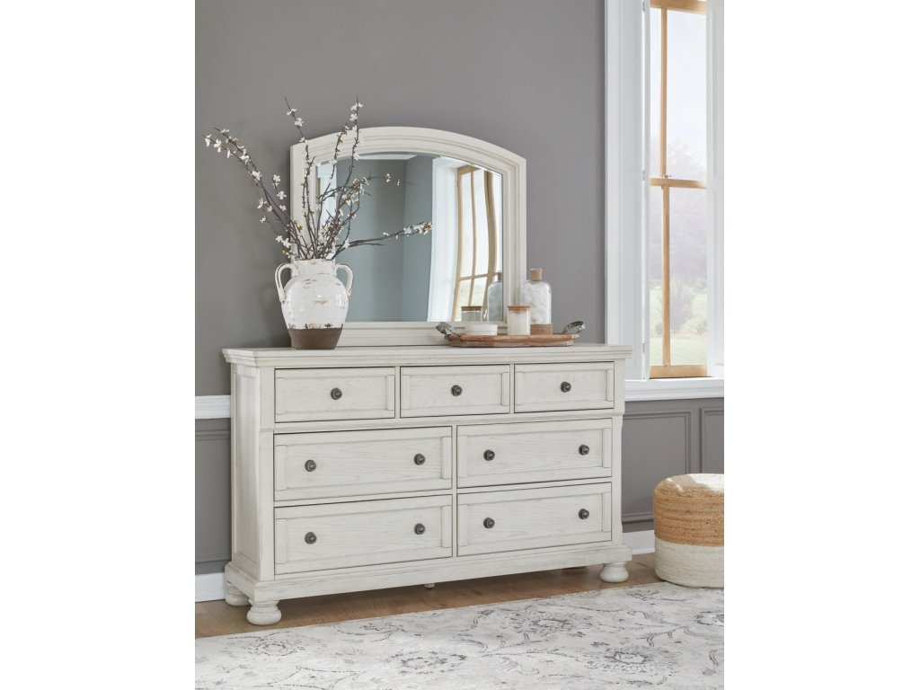 Robbinsdale Queen Panel Bed, Dresser, Mirror and Nightstand - image 7