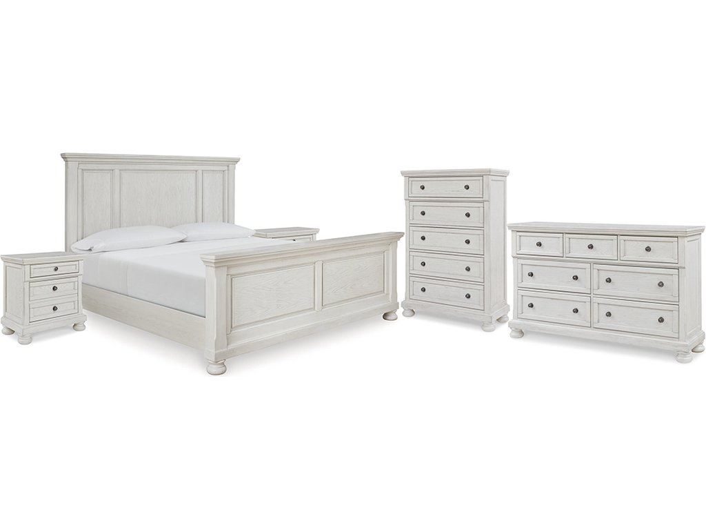 Robbinsdale Queen Panel Bed, Dresser, Chest and 2 Nightstands - main image