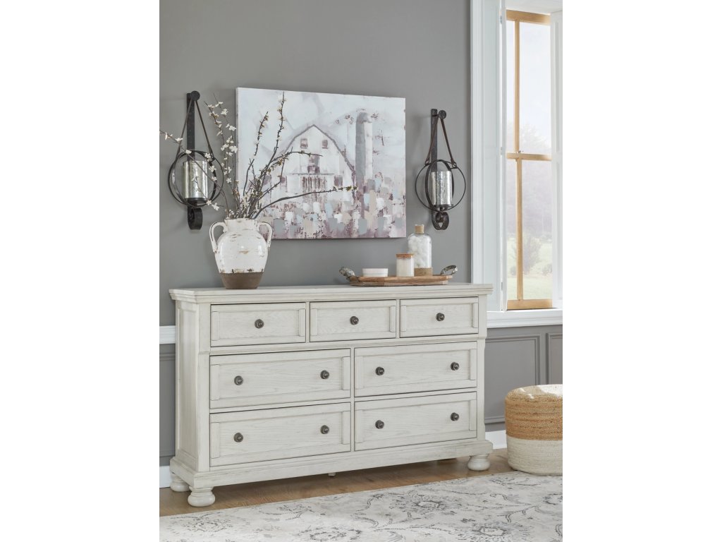 Robbinsdale Queen Panel Bed, Dresser, Chest and 2 Nightstands - image 14