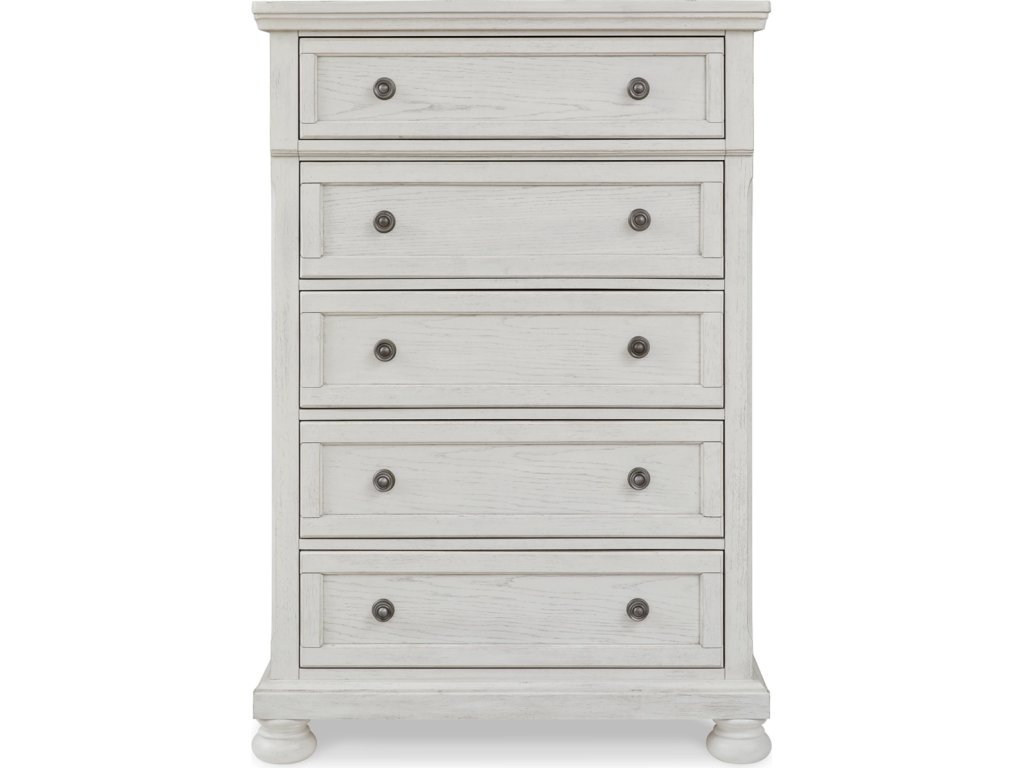 Robbinsdale Queen Panel Storage Bed, Dresser, Mirror and Chest - image 4