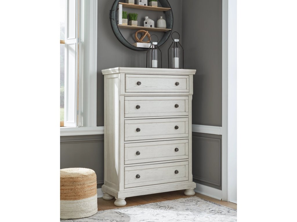 Robbinsdale Queen Panel Bed, Dresser, Chest and 2 Nightstands - image 15