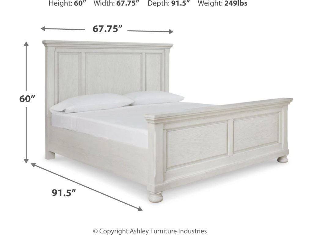 Robbinsdale Queen Panel Bed, Dresser and Mirror - image 6