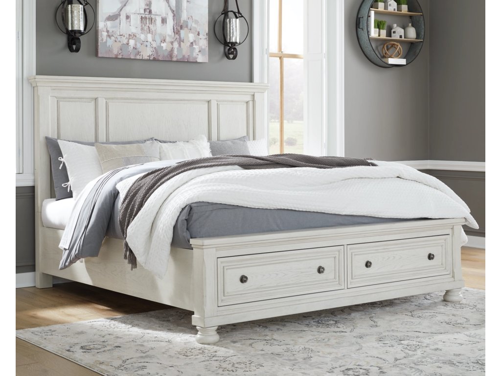 Robbinsdale King Storage Bed and 2 Nightstands - image 11
