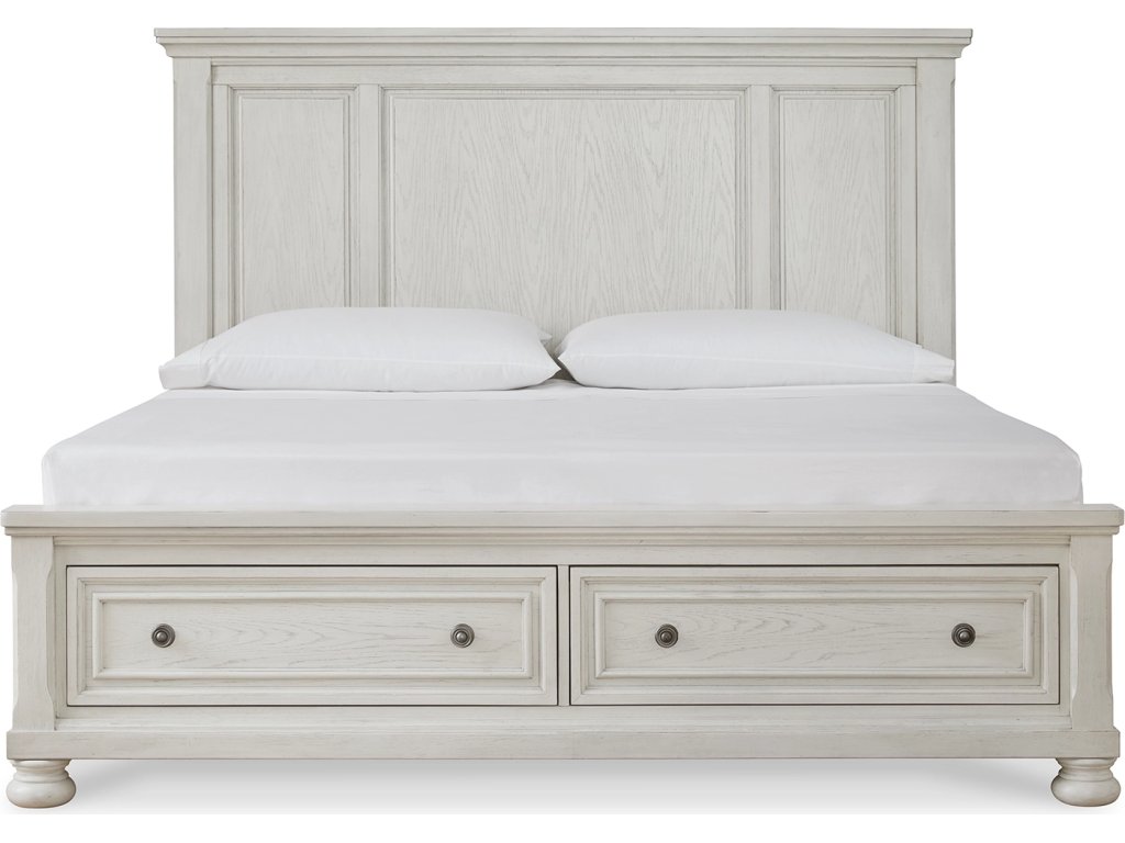 Robbinsdale King Storage Bed and 2 Nightstands - image 3