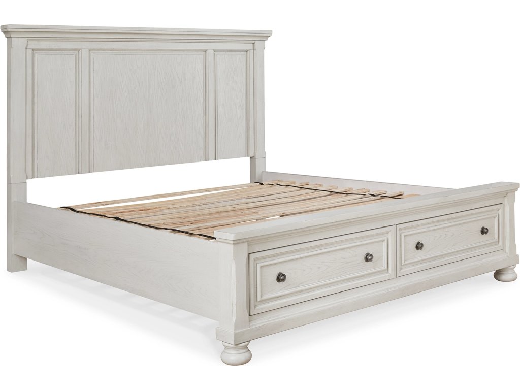 Robbinsdale King Storage Bed and 2 Nightstands - image 2