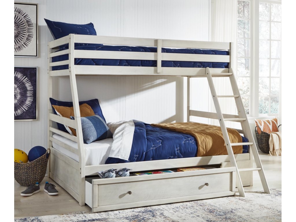 Robbinsdale Twin over Full Bunk Bed with Storage - image 7