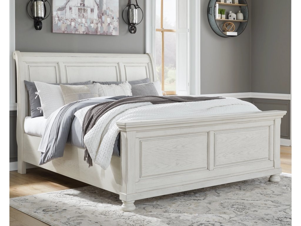 Robbinsdale King Sleigh Bed, Dresser and Mirror - image 10
