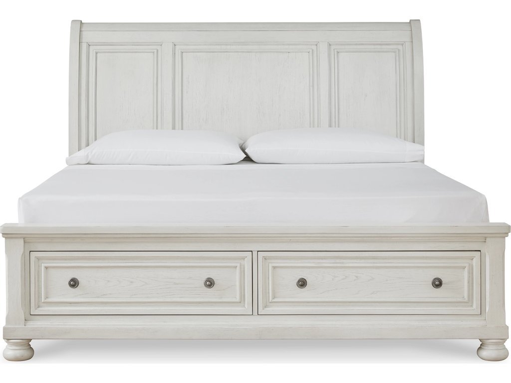 Robbinsdale King Sleigh Storage Bed, Dresser and Mirror - image 4