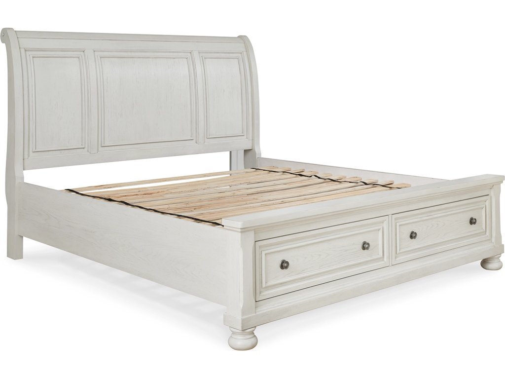 Robbinsdale King Sleigh Storage Bed, Dresser and Mirror - image 3