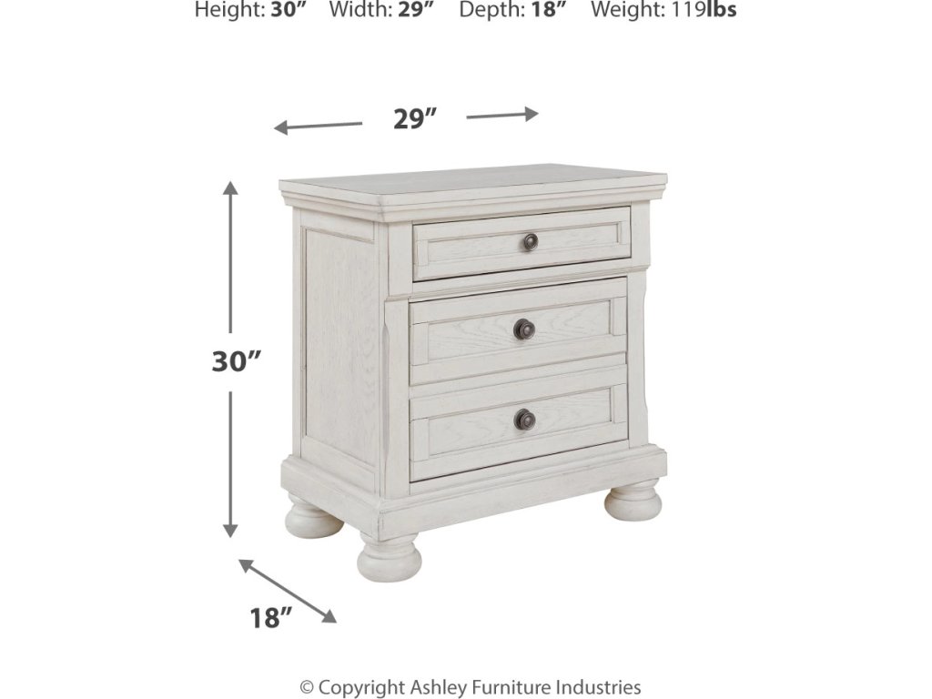 Robbinsdale King Storage Bed and 2 Nightstands - image 10