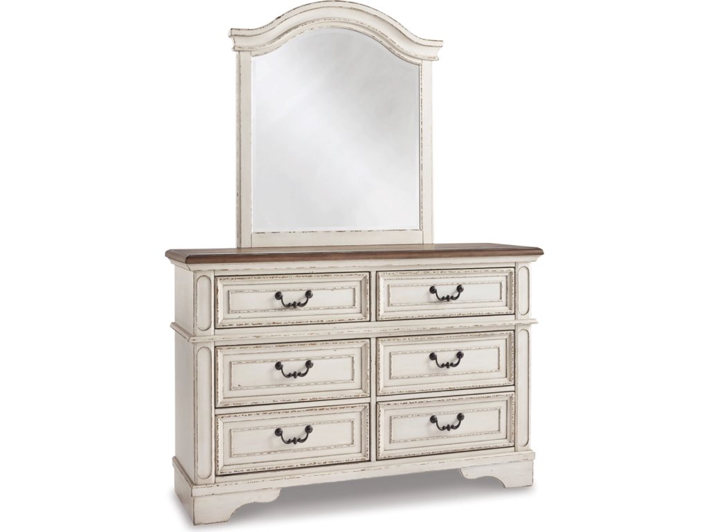 Realyn Full Panel Bed, Dresser and Mirror - image 1