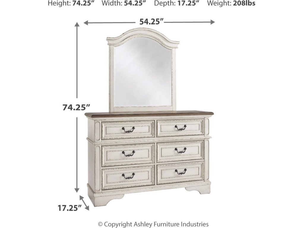 Realyn Full Panel Bed, Dresser and Mirror - image 5