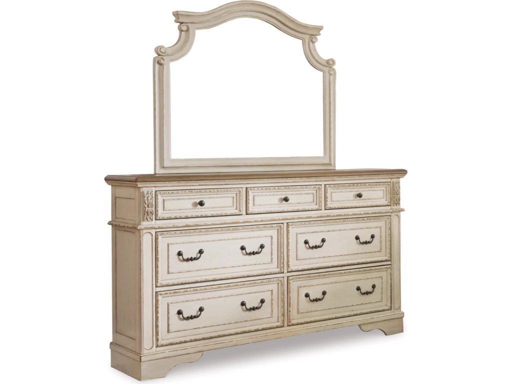 Realyn King Panel Bed, Dresser, Mirror and 2 Nightstands - image 1