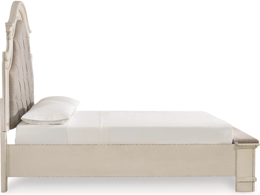 Realyn Queen Upholstered Panel Bed with Storage, Dresser and Nightstand - image 6