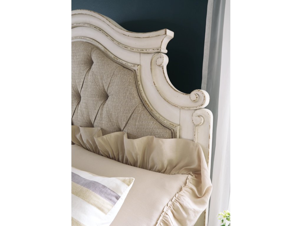 Realyn Queen Upholstery Panel Bed, Dresser, Chest, Nightstand, and Vanity Set - image 33