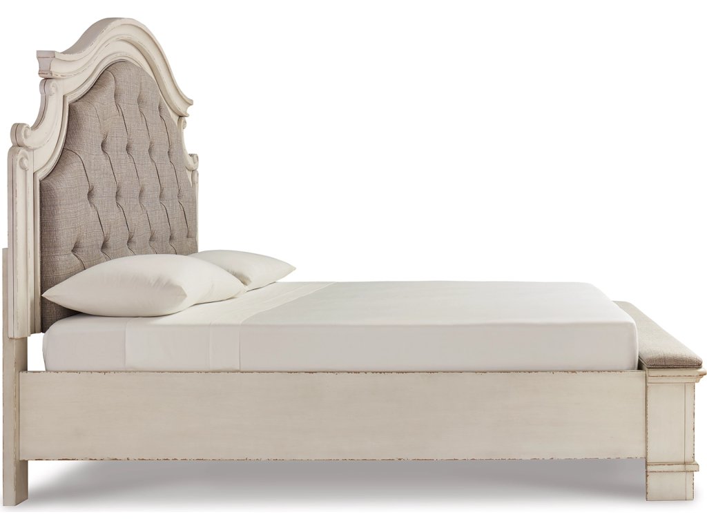 Realyn King Panel Storage Bed, Dresser, Mirror and 2 Nightstands - image 6