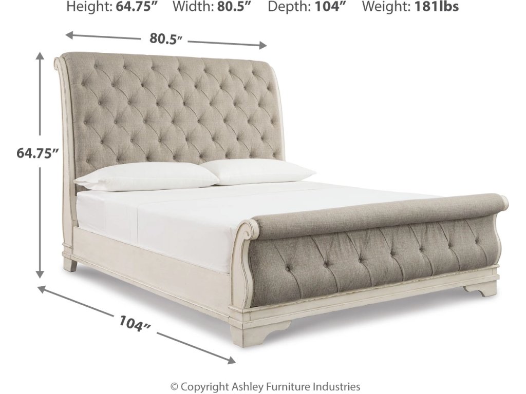 Realyn King Sleigh Bed, Dresser and 2 Nightstands - image 9
