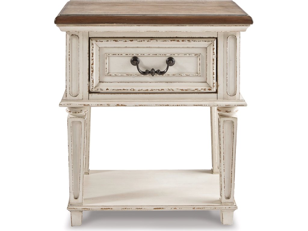 Realyn King Panel Storage Bed, Dresser, Mirror and 2 Nightstands - image 7