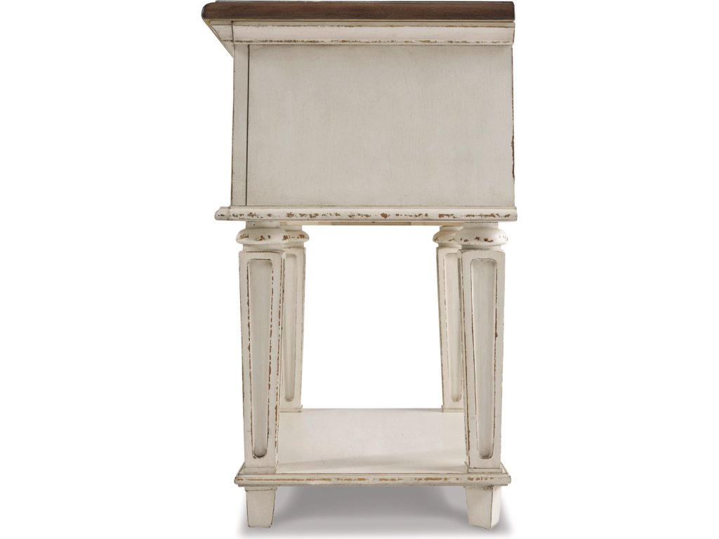 Realyn King Panel Storage Bed, Dresser, Mirror and 2 Nightstands - image 9