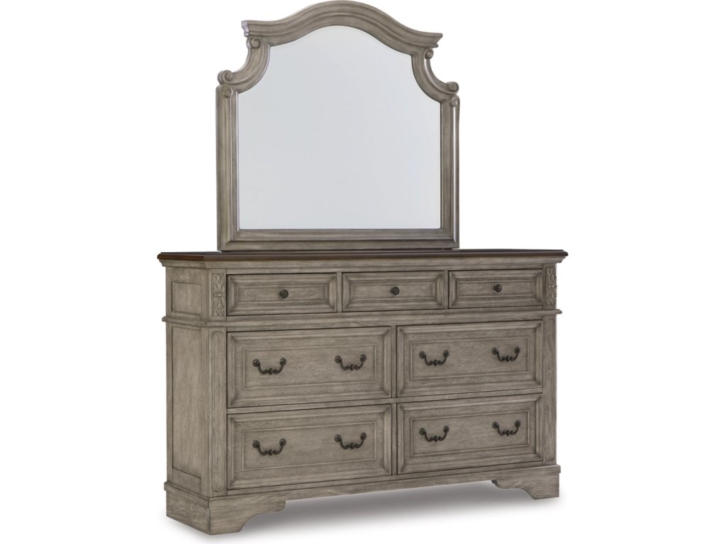 Lodenbay Queen Upholstered Panel Bed, Dresser, Mirror, Chest and Nightstand - image 2