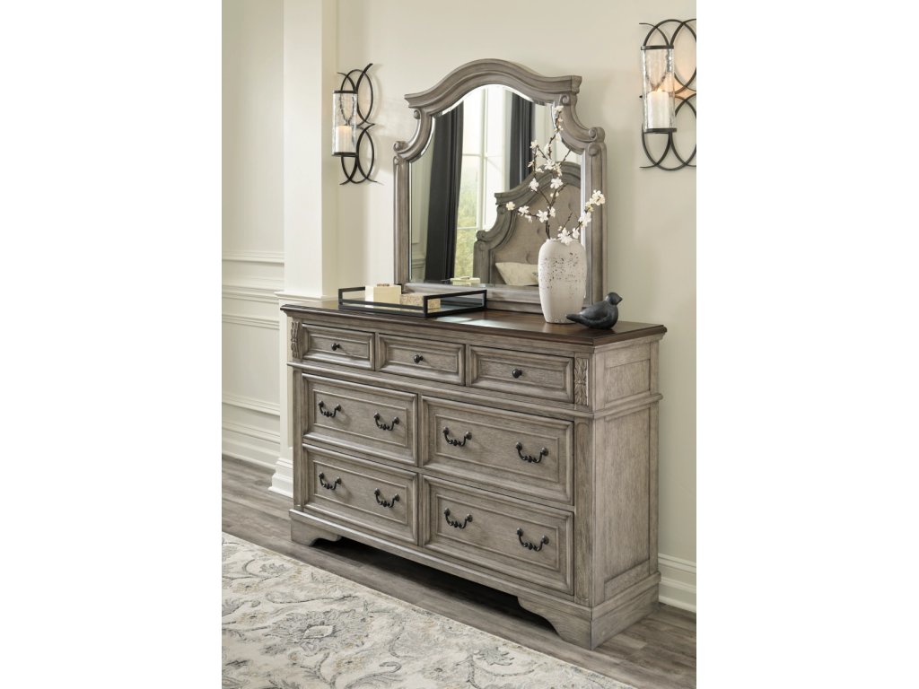 Lodenbay Queen Upholstered Panel Bed, Dresser, Mirror, Chest and Nightstand - image 19