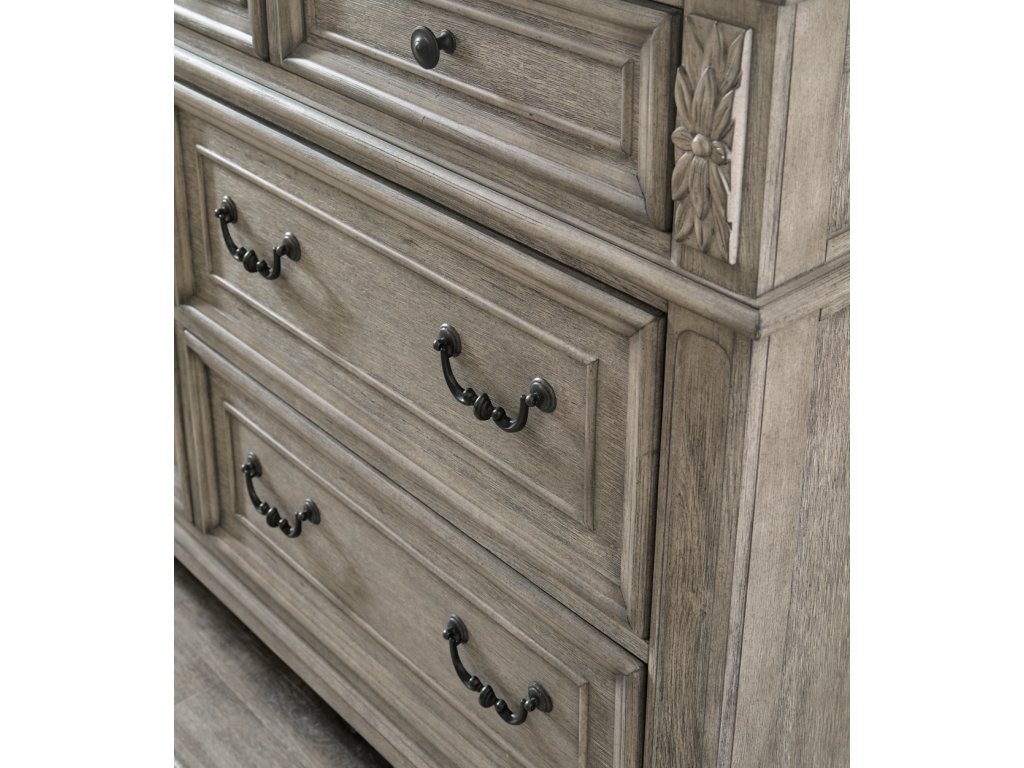 Lodenbay Queen Upholstered Panel Bed, Dresser, Mirror, Chest and Nightstand - image 21