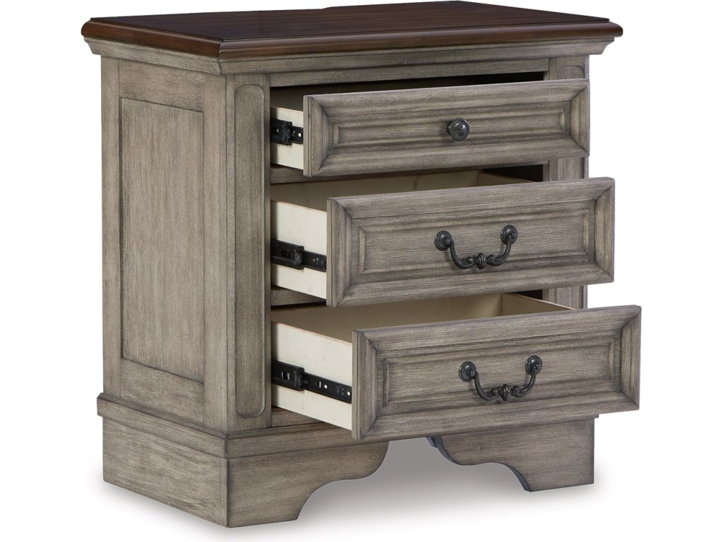 Lodenbay Queen Upholstered Panel Bed, Dresser, Mirror, Chest and Nightstand - image 12