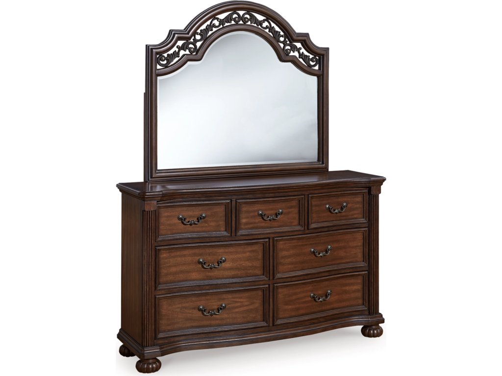 Lavinton Queen Poster Bed, Dresser, Mirror, Chest and 2 Nightstands - image 2