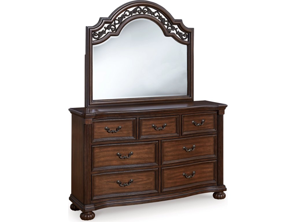 Lavinton King Poster Bed, Dresser, Mirror and Nightstand - image 1