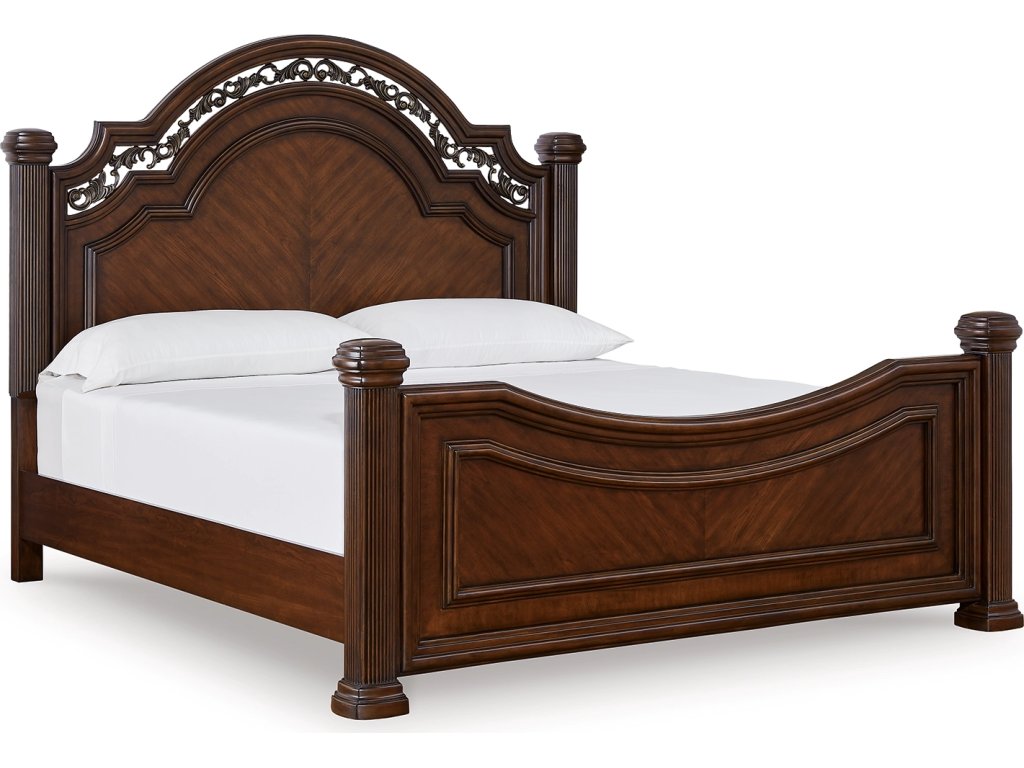 Lavinton King Poster Bed, Dresser, Mirror and Nightstand - image 3