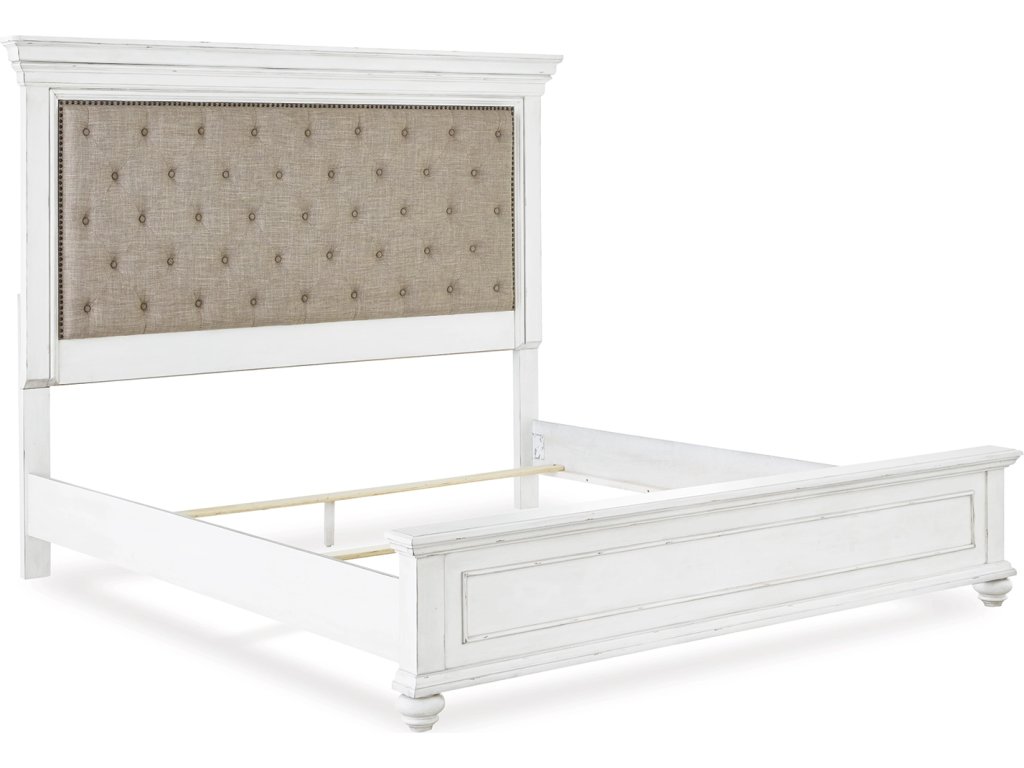 Kanwyn Queen Upholstered Panel Bed, Dresser, Mirror, and Nightstand - image 5