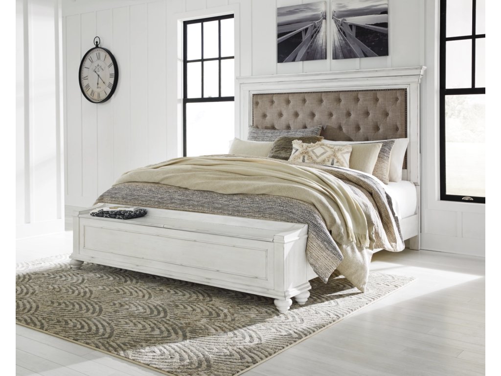 Kanwyn King Upholstered Storage Bed, Dresser, Mirror and Nightstand - image 13