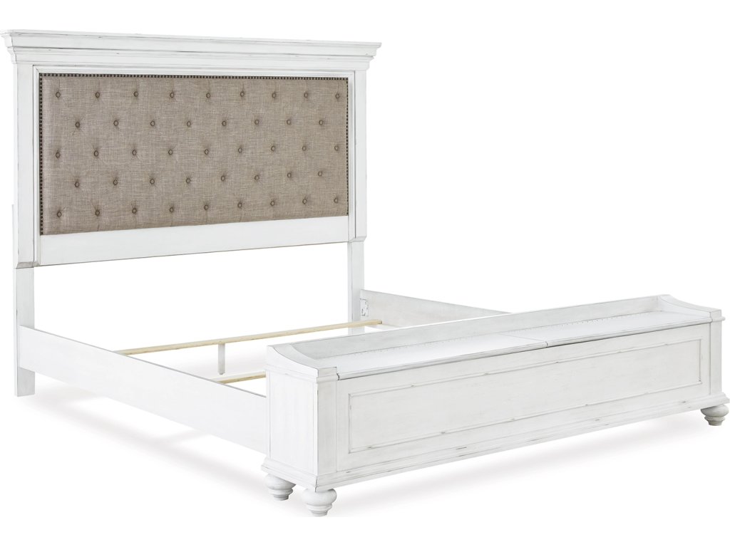 Kanwyn King Upholstered Storage Bed, Dresser, Mirror and Nightstand - image 5