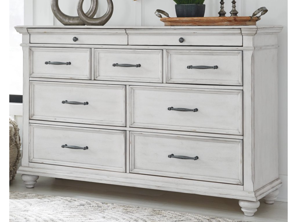 Kanwyn Queen Upholstered Panel Bed, Dresser, and Nightstand - image 14