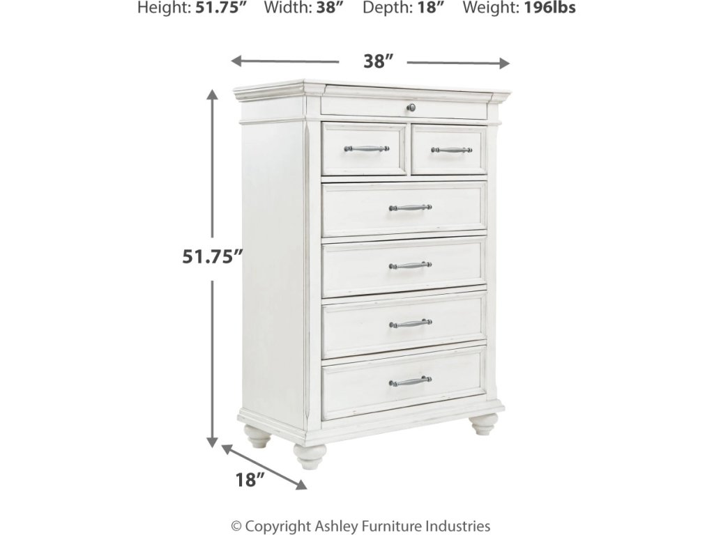 Kanwyn King Upholstered Panel Bed, Dresser, Mirror and Chest - image 10