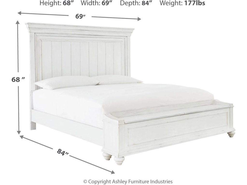 Kanwyn Queen Panel Storage Bed, Dresser, Mirror and Nightstand - image 9