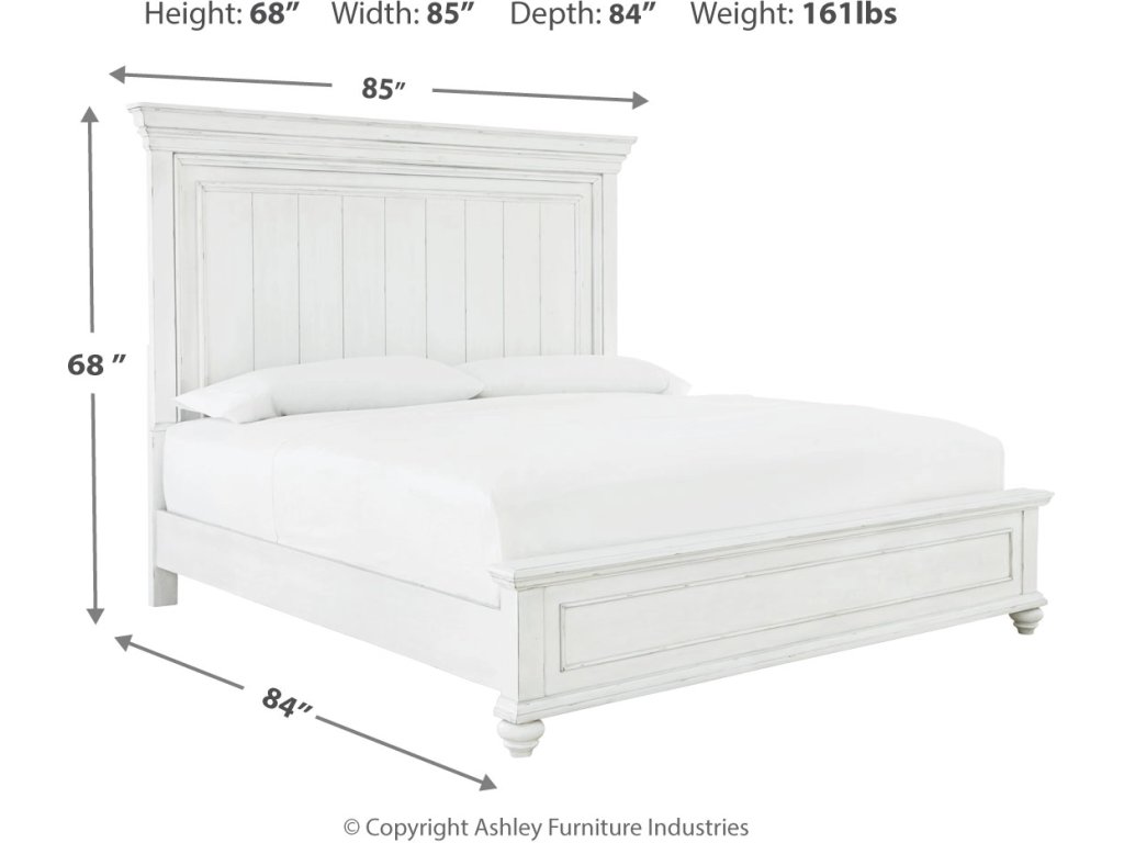 Kanwyn King Panel Bed, Dresser, Mirror, Chest and 2 Nightstands - image 15