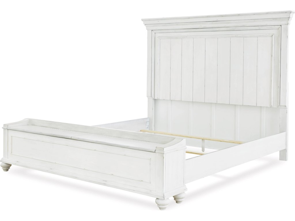 Kanwyn California King Panel Bed with Storage Bench - image 4