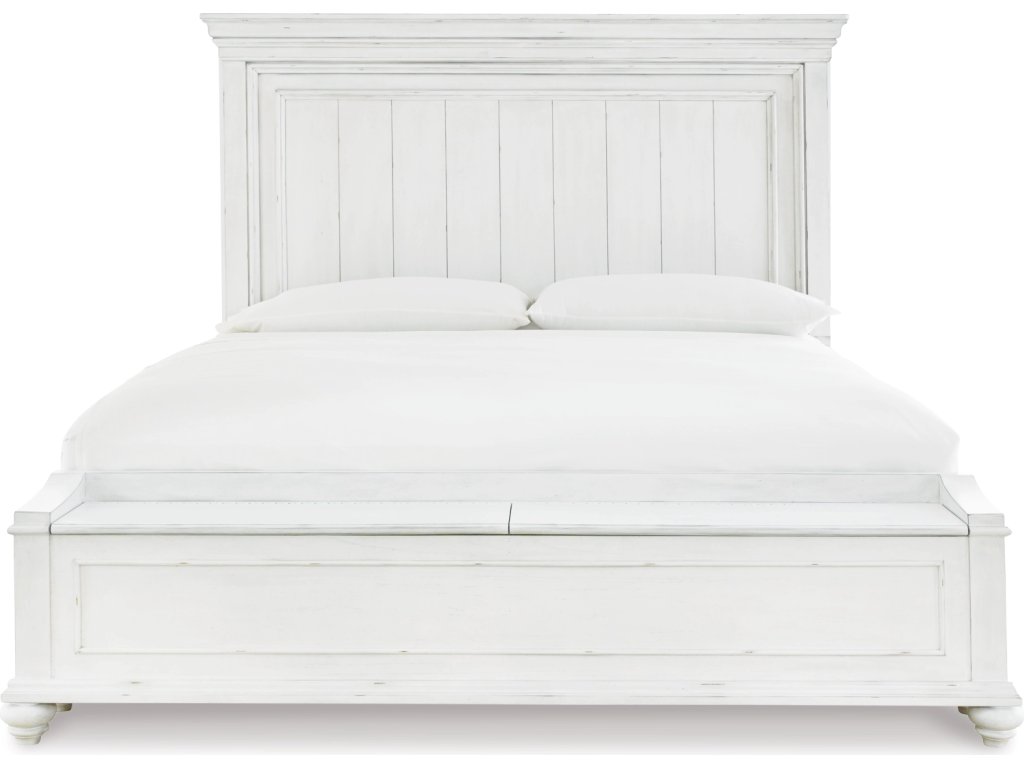 Kanwyn California King Panel Bed with Storage Bench - image 5