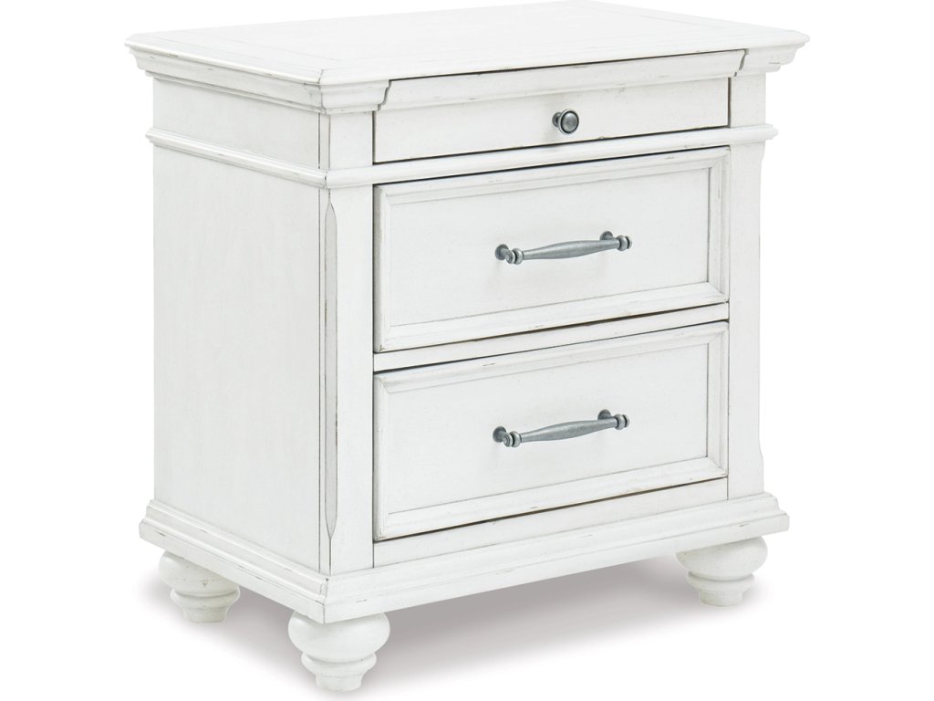 Kanwyn Queen Upholstered Panel Bed, Dresser, Mirror, and Nightstand - image 7