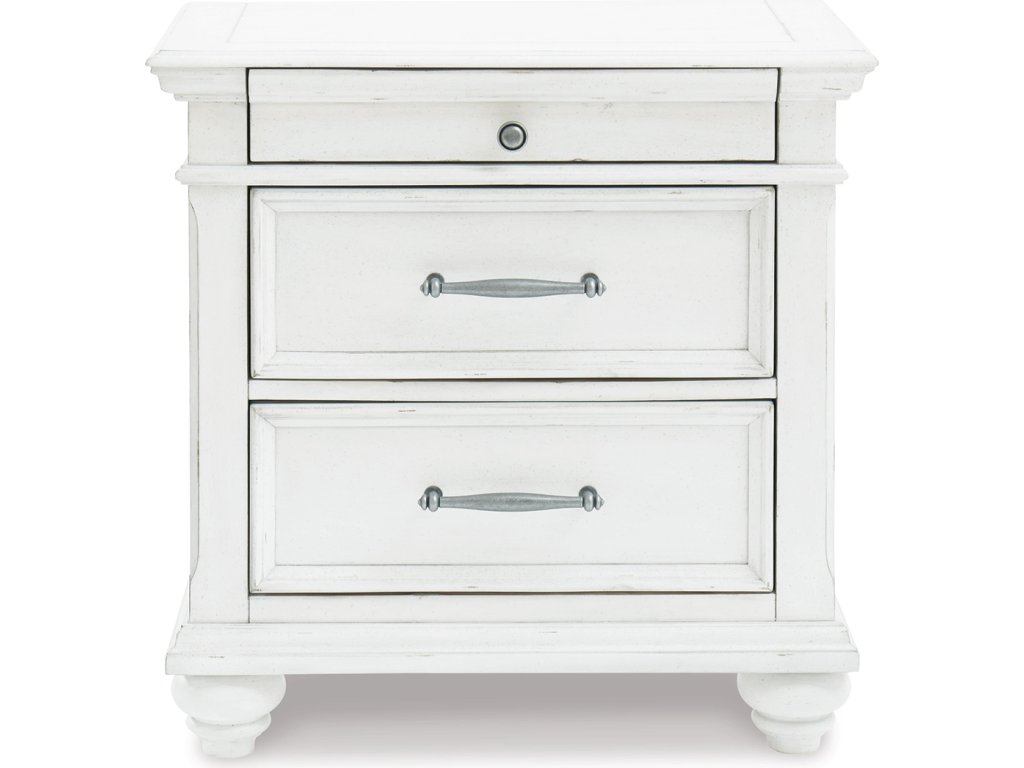 Kanwyn Queen Upholstered Panel Bed, Dresser, Mirror, and Nightstand - image 6