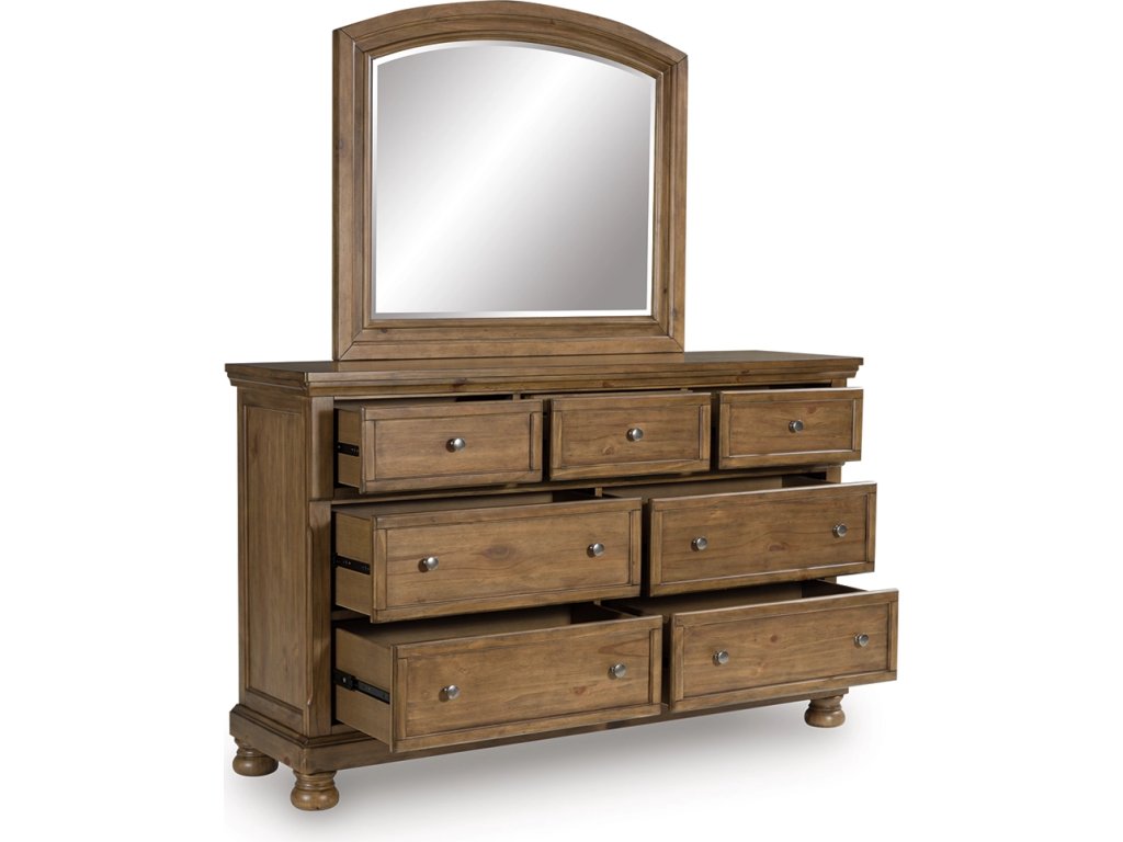 Feddinger Dresser and Mirror - image 1