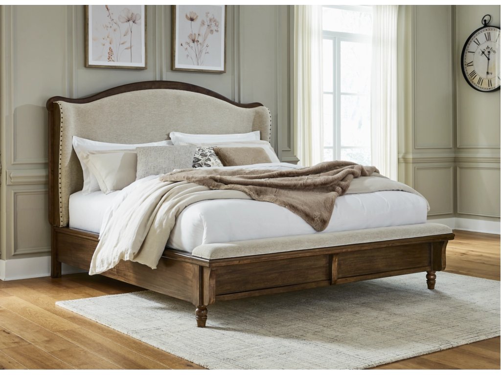 Sturlayne King Upholstered Panel Bed - image 1