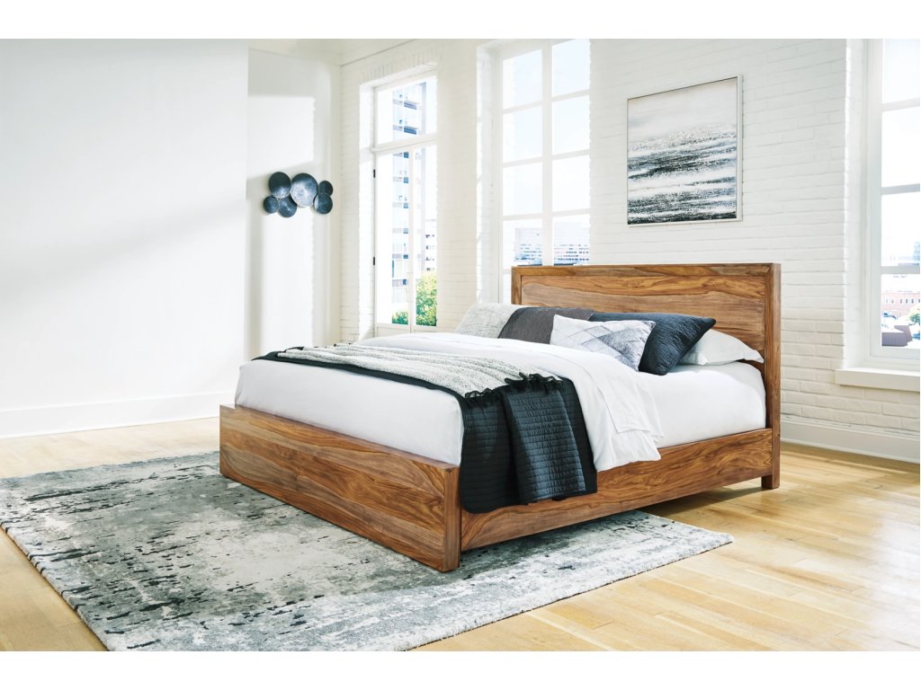 Dressonni King Panel Bed, Dresser and Mirror - image 9