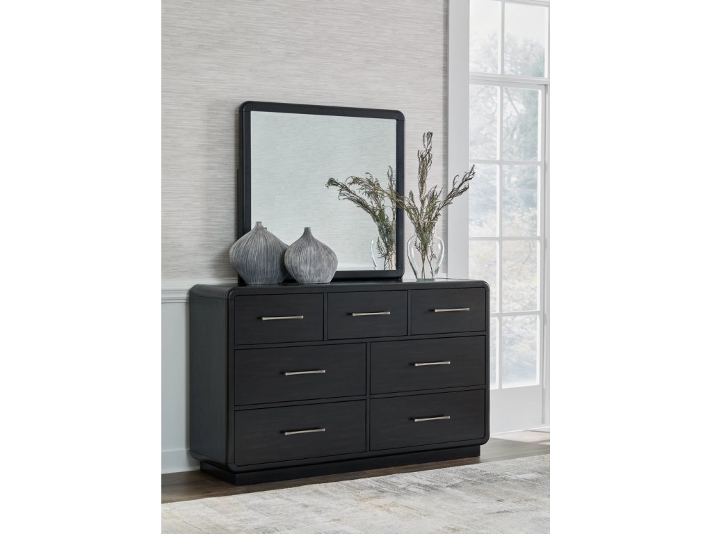 Rowanbeck King Panel Bed, Dresser, Mirror, Chest and Nightstand - image 18