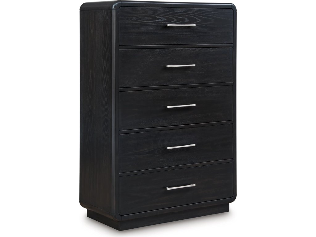 Rowanbeck King Panel Bed, Dresser, Mirror, Chest and Nightstand - image 4